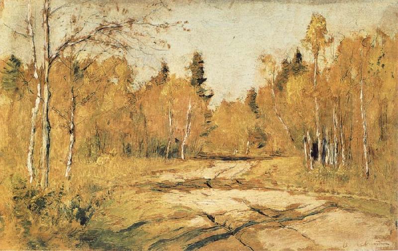 Levitan, Isaak The Sunshine of Autumn Norge oil painting art